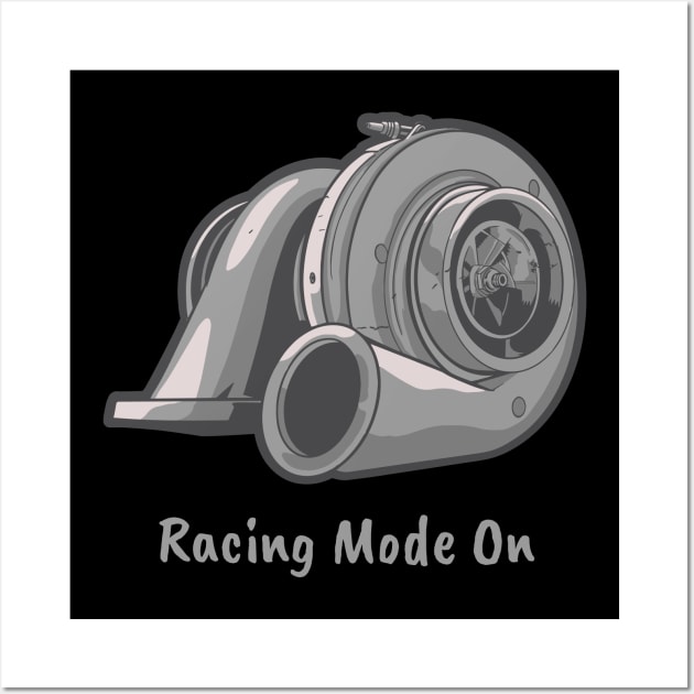 Racing Mode ON Wall Art by Imaginariux